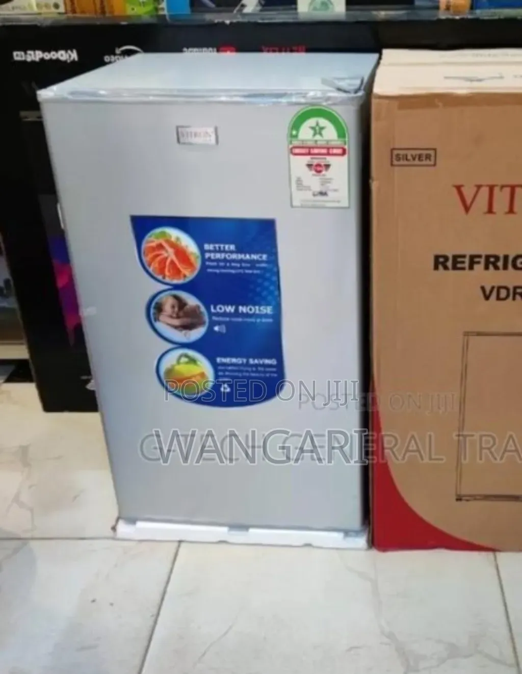 Colour White Vitron 90l Fridge
