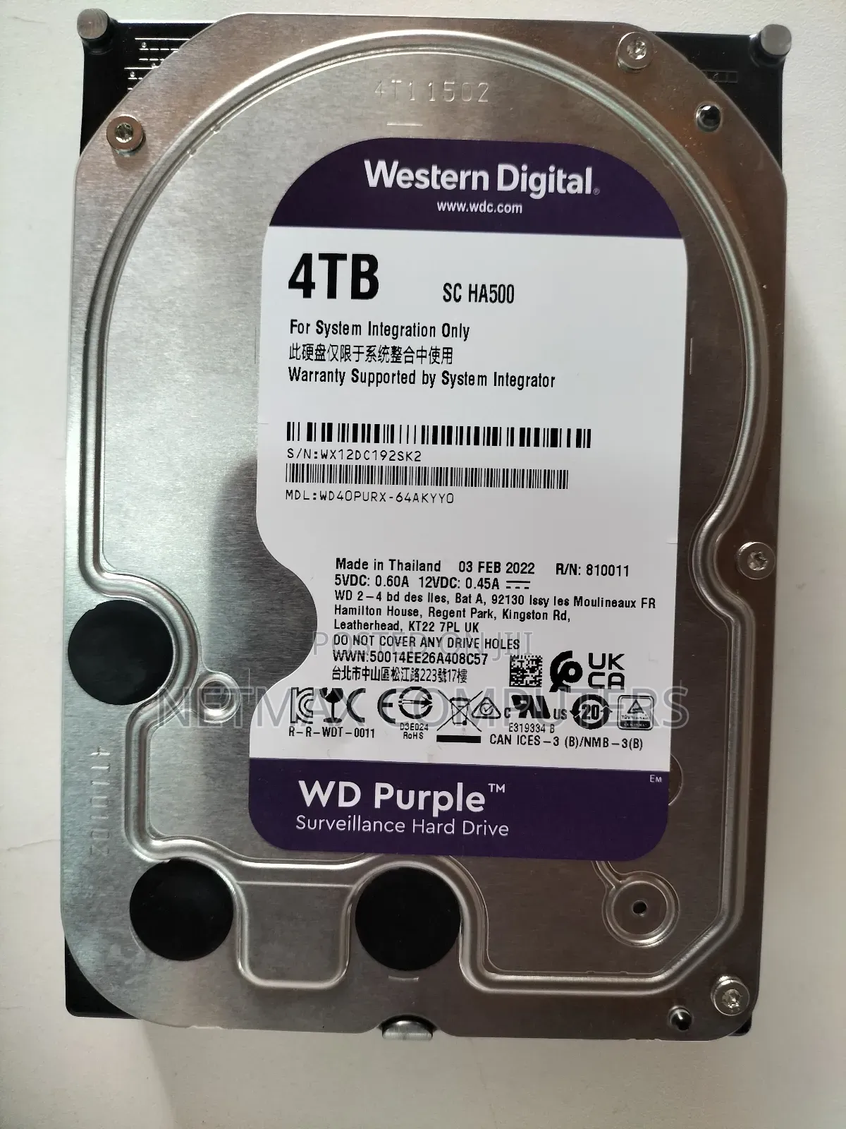 4tb CCTV Hard Disk Drive