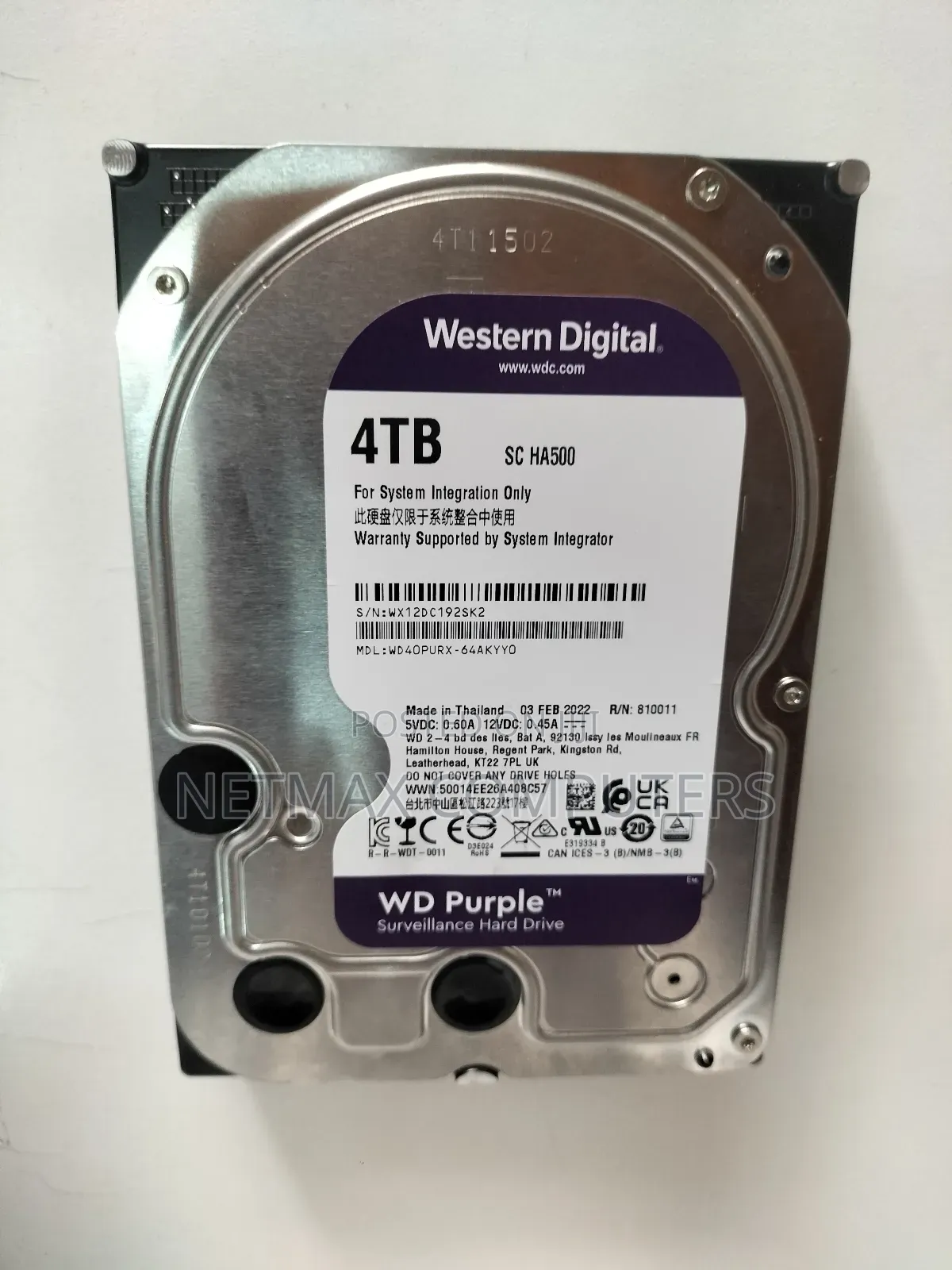 4tb CCTV Hard Disk Drive