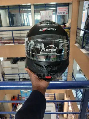 Hybrid Aaron Full Face Motorcycle Helmet – Anti-Scratch Visor, Durable