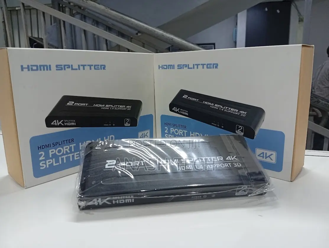 Supports 3d Video Formats 2 Port Hdmi 1x2 Splitter
