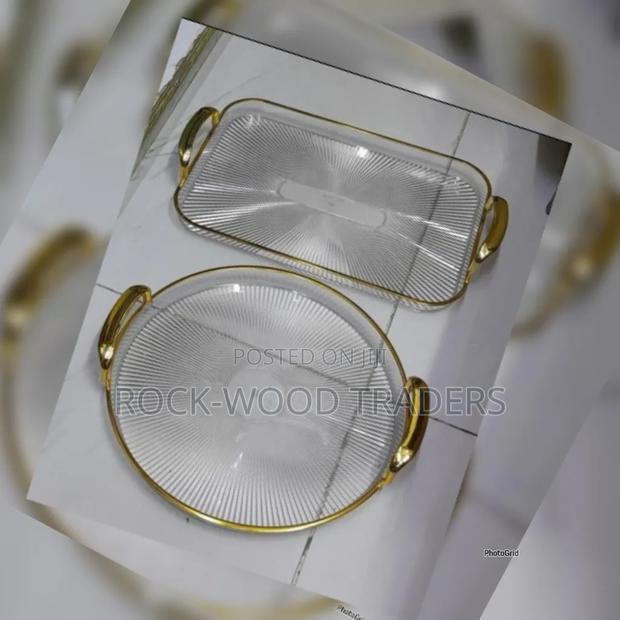 Acrylic Serving Trays 1 Pc - thumbnail 2