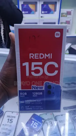 New Xiaomi Redmi 15C 4G 128 GB Black