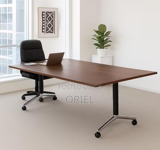 Office Table : Executive Office 2.4m Foldable Boardroom Meeting Table - thumbnail 7
