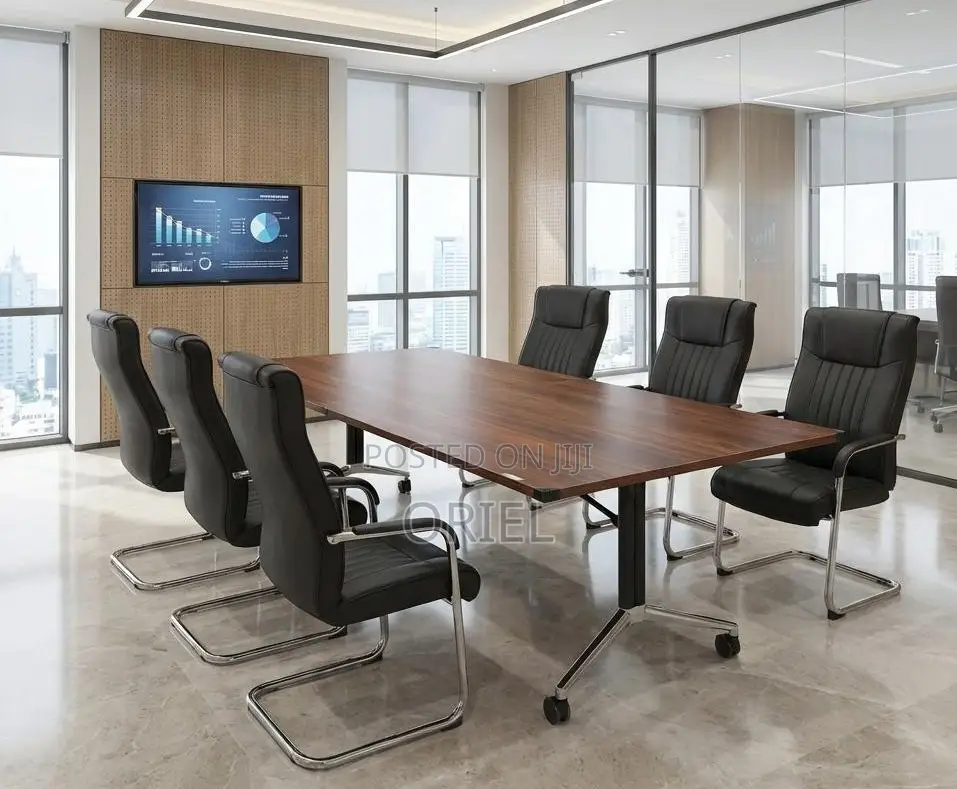 Office Table : Executive Office 2.4m Foldable Boardroom Meeting Table