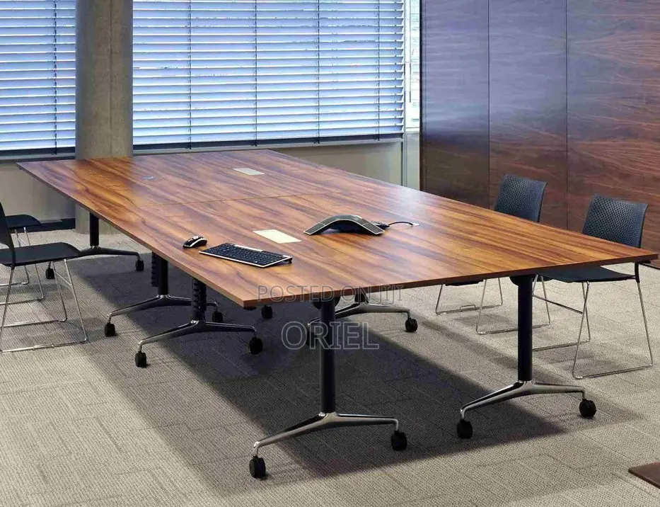 Office Table : Executive Office 2.4m Foldable Boardroom Meeting Table