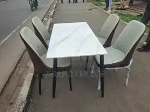4 Seater Marble Dining Set
