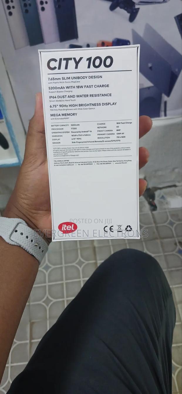 New Itel City 100 128 GB Gray - thumbnail 3