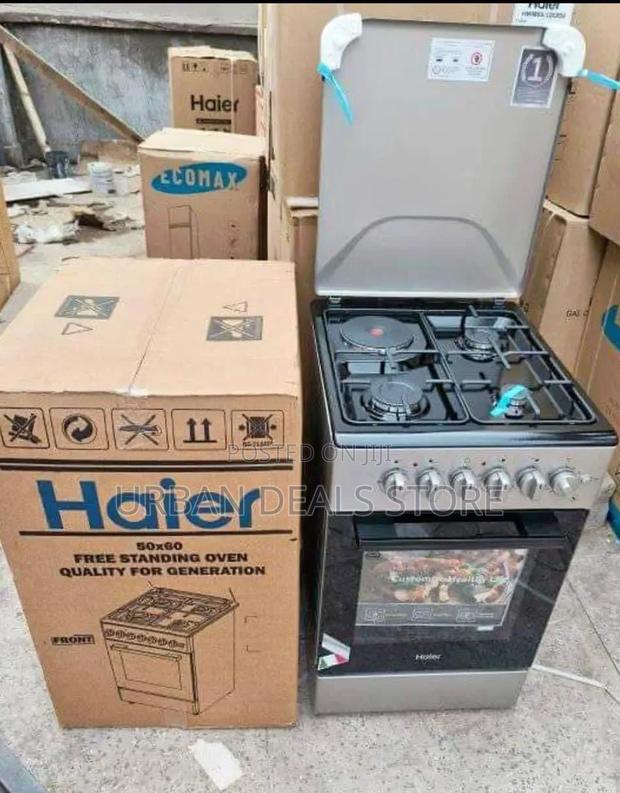 Haier 50*60cm 3gas + 1electric Cooker With Electric Oven .