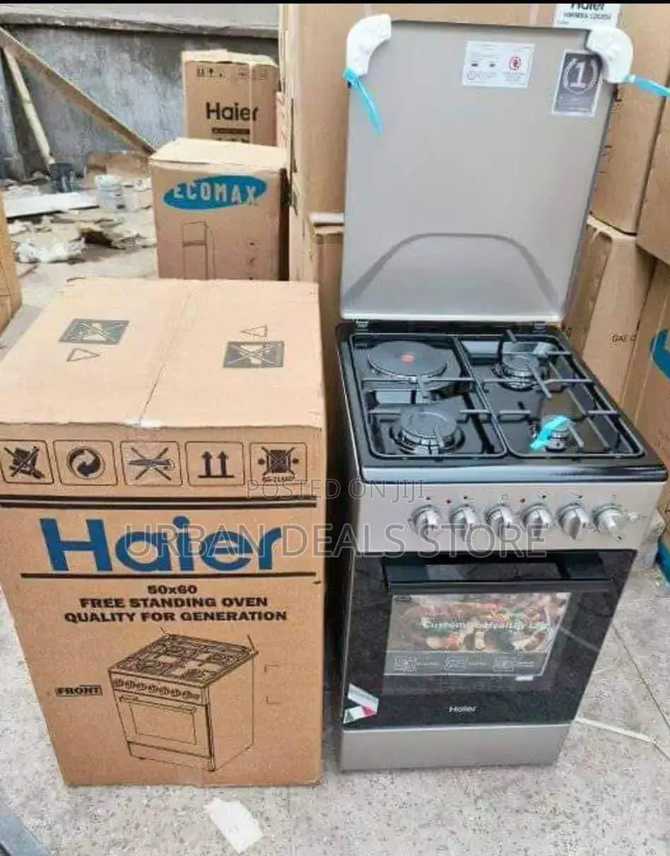 Haier 50*60cm 3gas + 1electric Cooker With Electric Oven .
