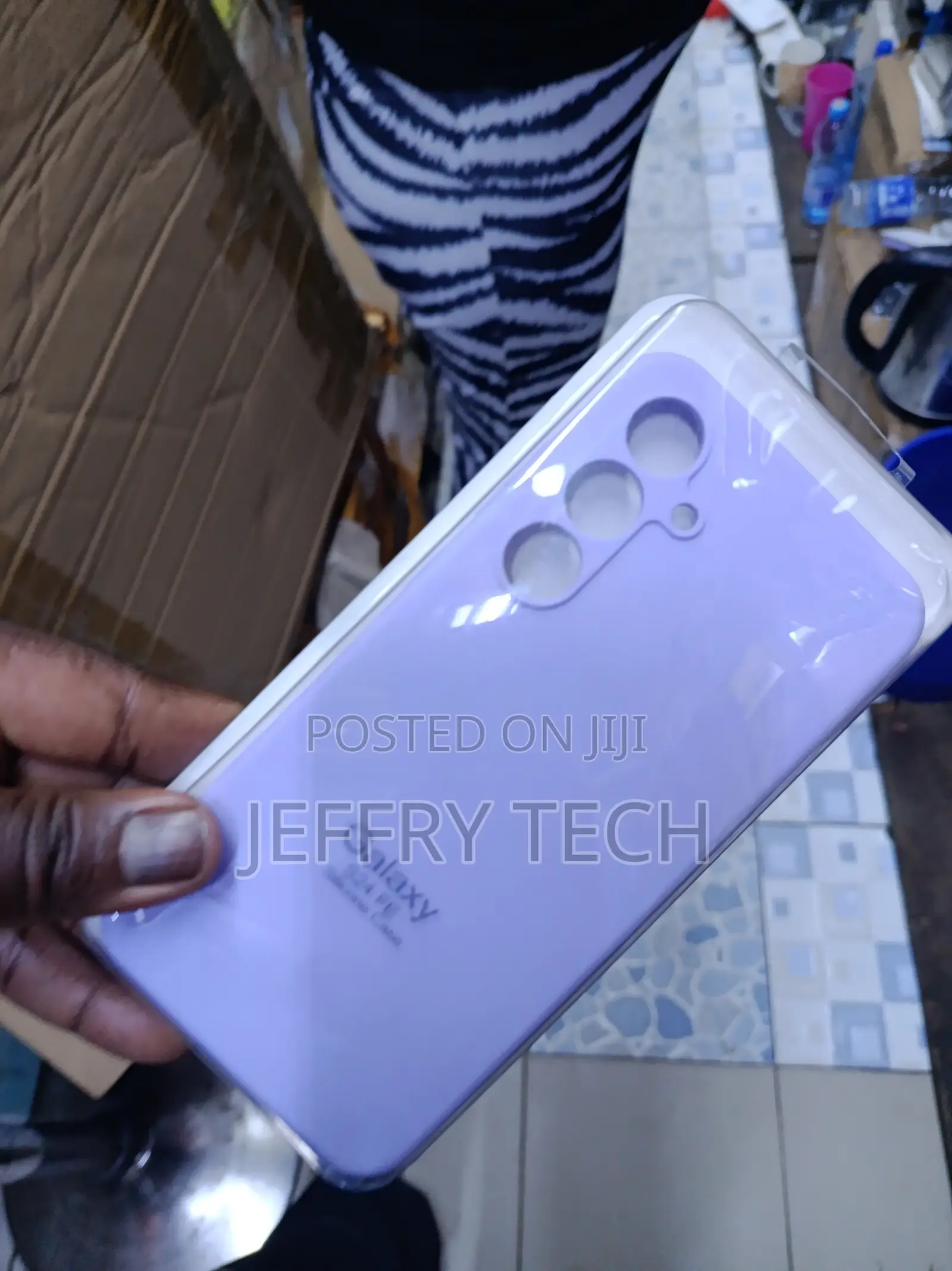 Lavender Silicone Case Designed to Fit the Samsung Galaxy S24 Fe