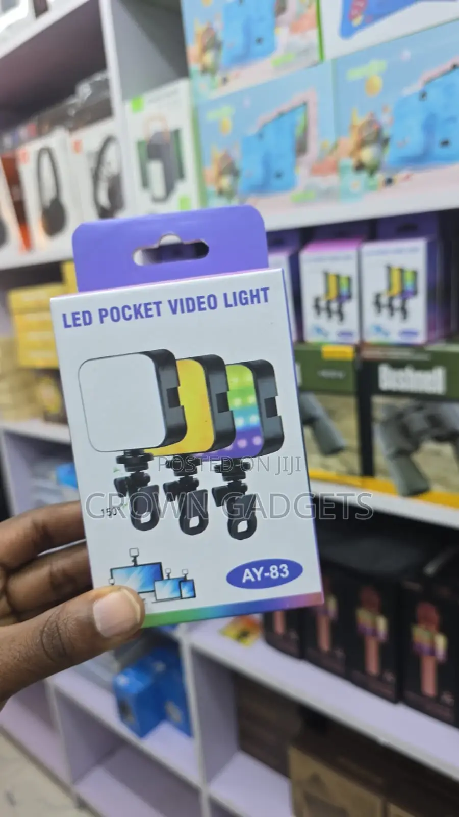 Ay-83 Led Pocket Video Light RGB Clip Fill Light Usb-C