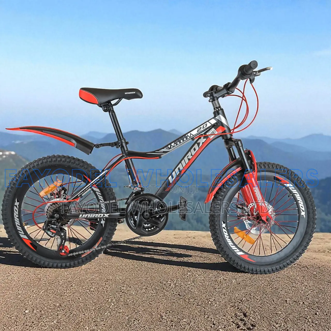 Unirox Size 20 Orange Kids MTB