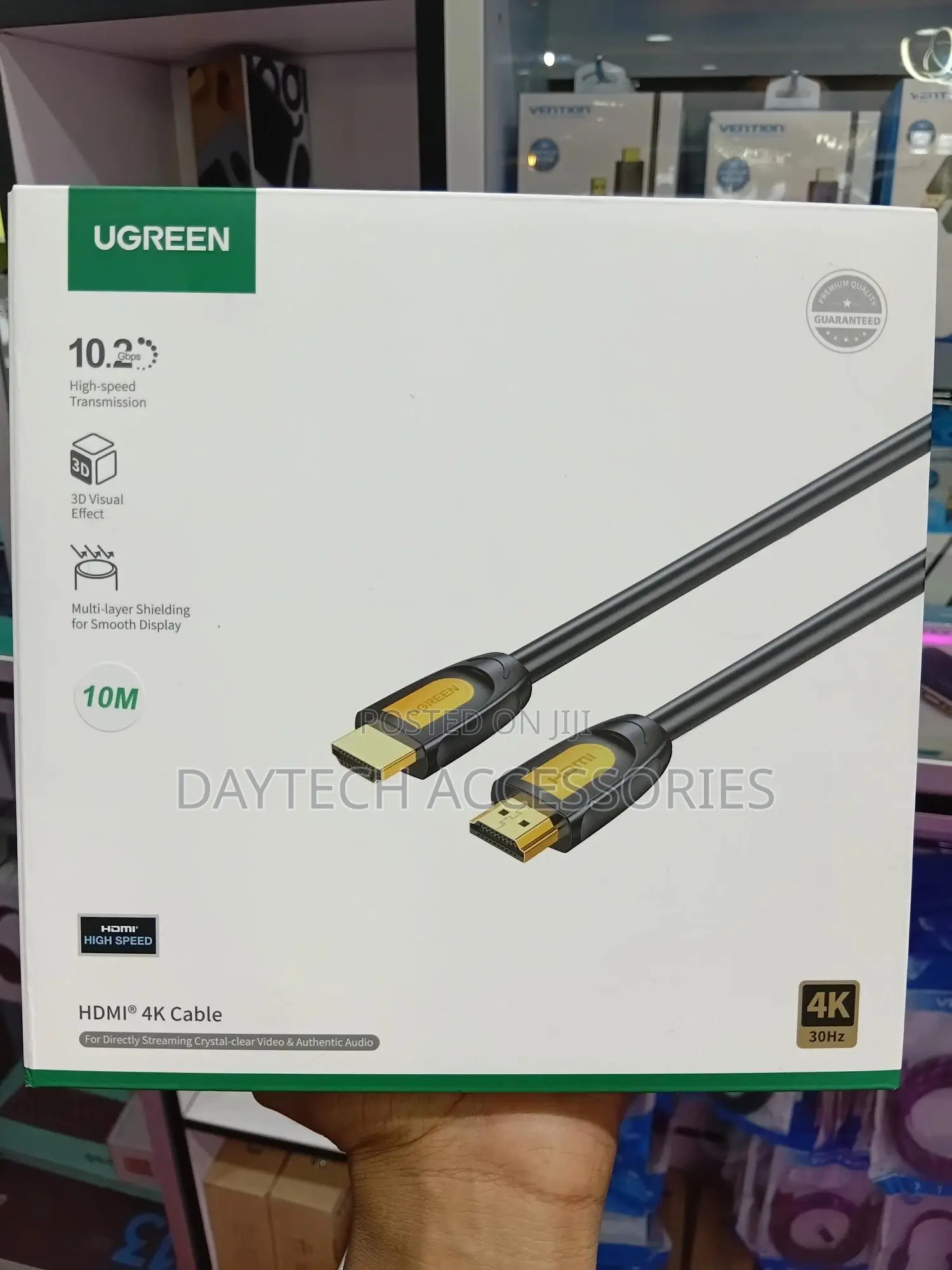 Ugreen Round High Speed Hdmi Cable - Black