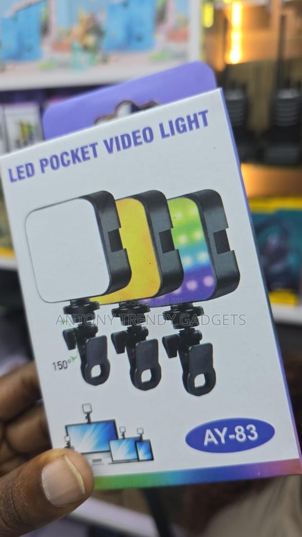 Ay-83 Led Pocket Video Light, Rechargeable Clip Light - main view