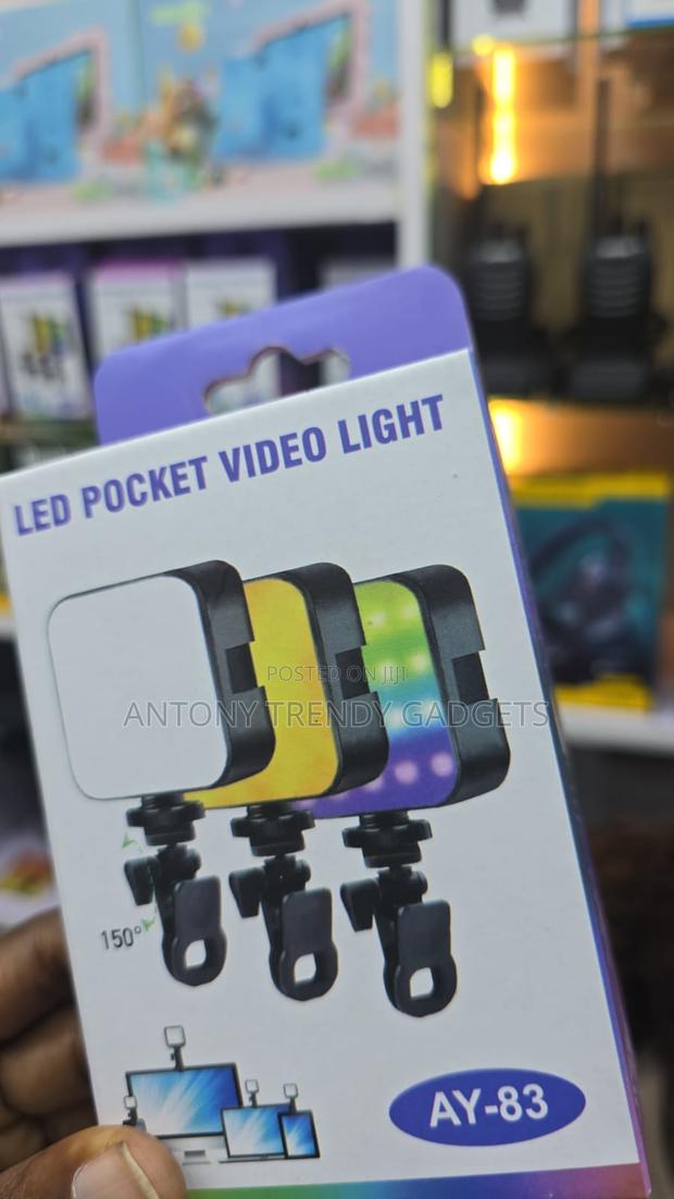 Ay-83 Led Pocket Video Light, Rechargeable Clip Light - thumbnail 2