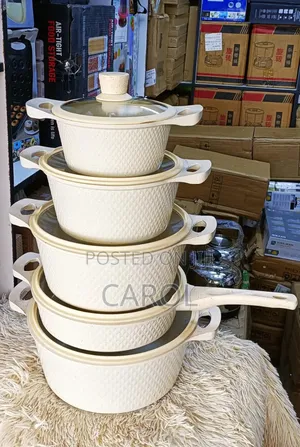 White Bosch 10 PCS Cookware Set