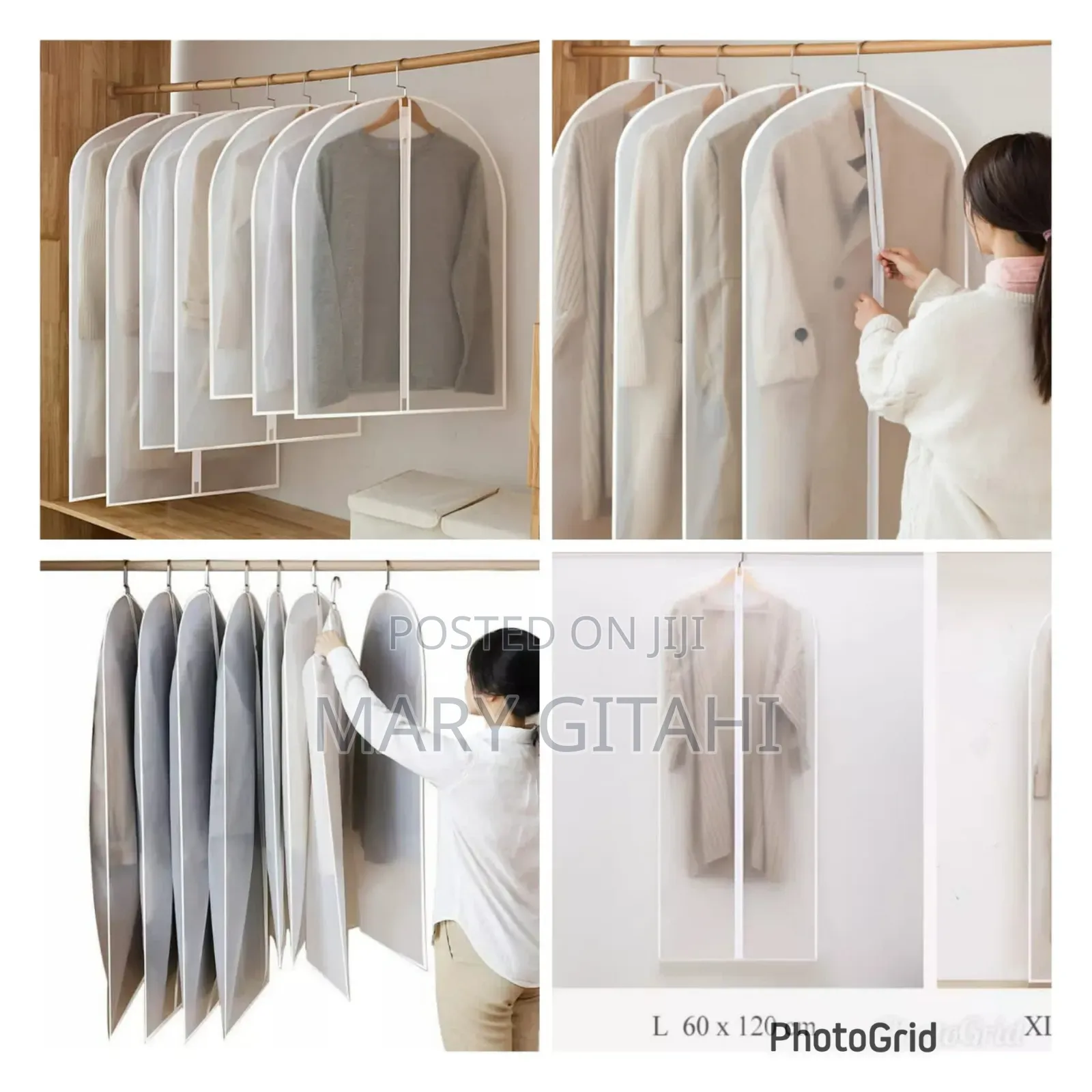 *Water Proof /Dust Proof Clothes Storage Bags.
*60*80cms