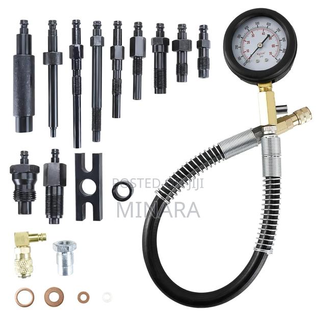17 Pcs, Diesel Engine Compression Tester, Cylinder Pressure Tool Kit - thumbnail 3