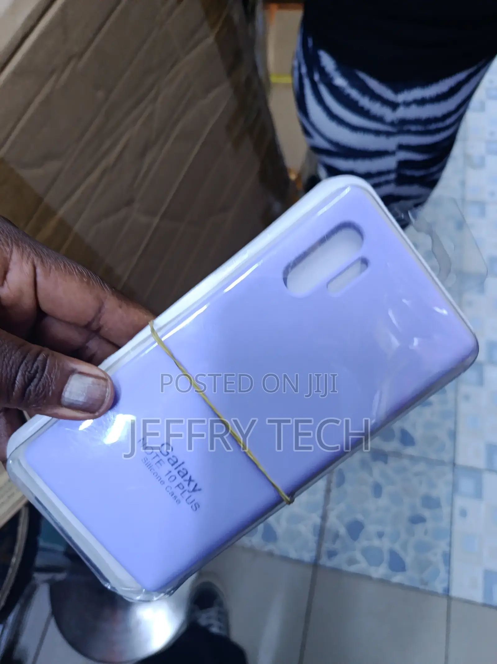 Lavender Samsung Galaxy Note 10 Plus Silicone Case.