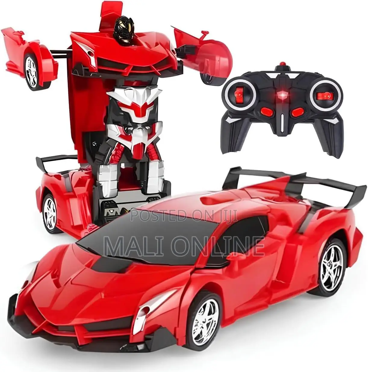Rc Transforming Robot Car 2-in-1 Remote Control Lamborghini Sports Car