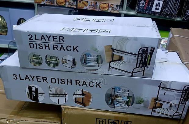 3 Layer Carbon Dish Rack - main view