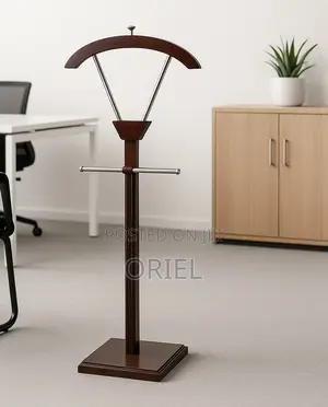 Office Coat Hanger : Classic Mahogany Office Coat Hanger
