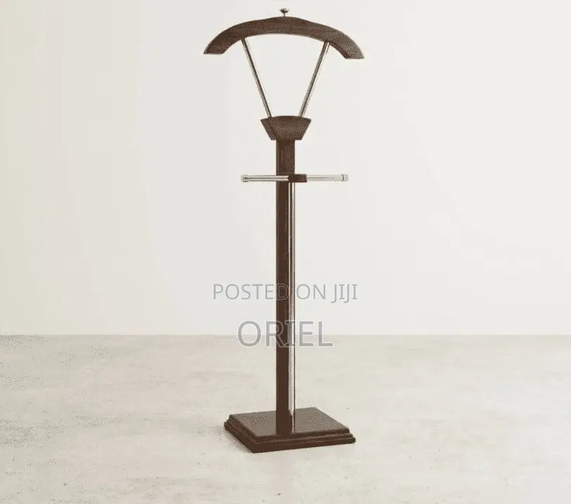 Office Coat Hanger : Classic Mahogany Office Coat Hanger