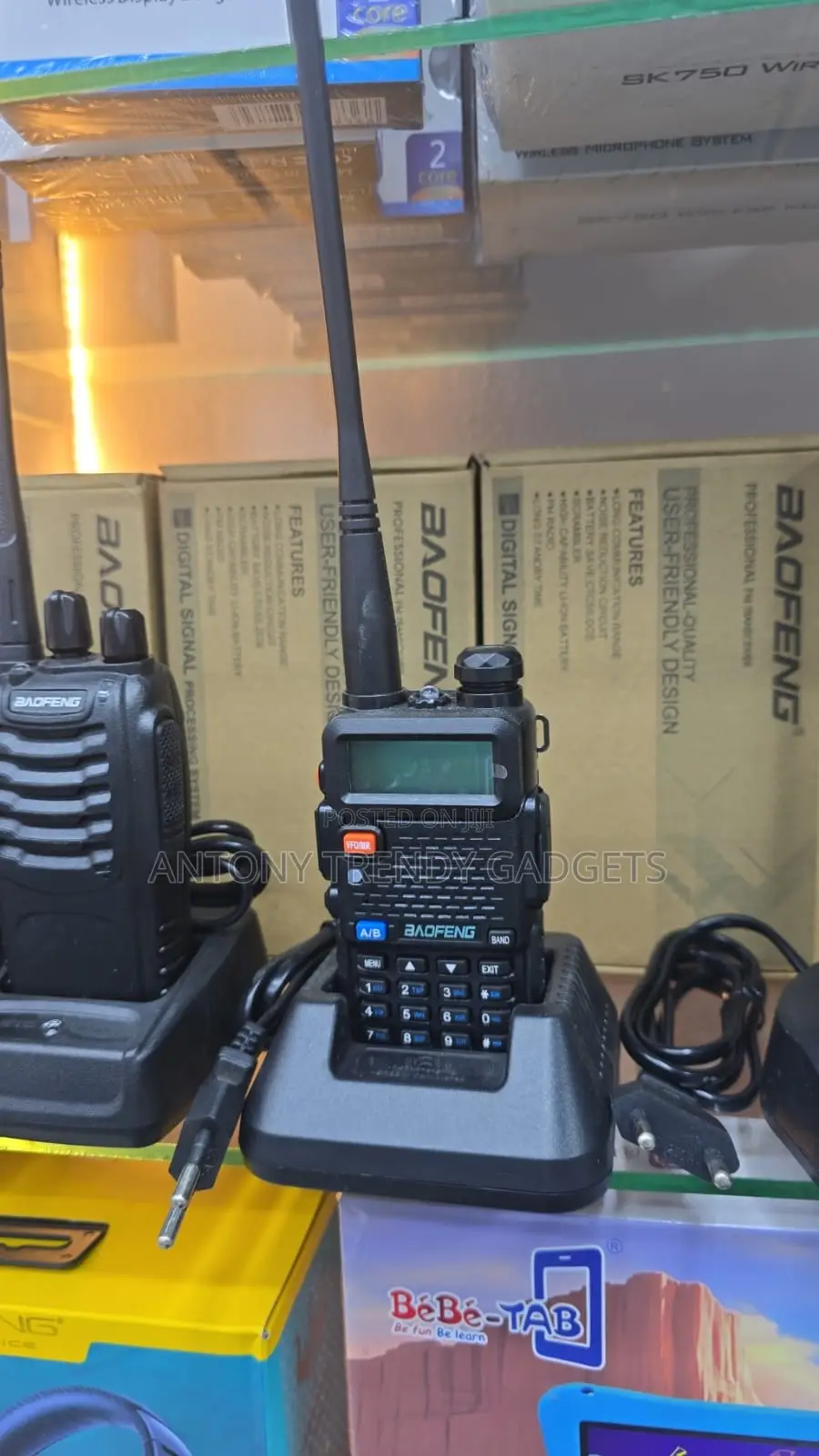 Uv-5r Dual Band Walkie Talkies, Rechargeable Two-Way Radios Baofeng