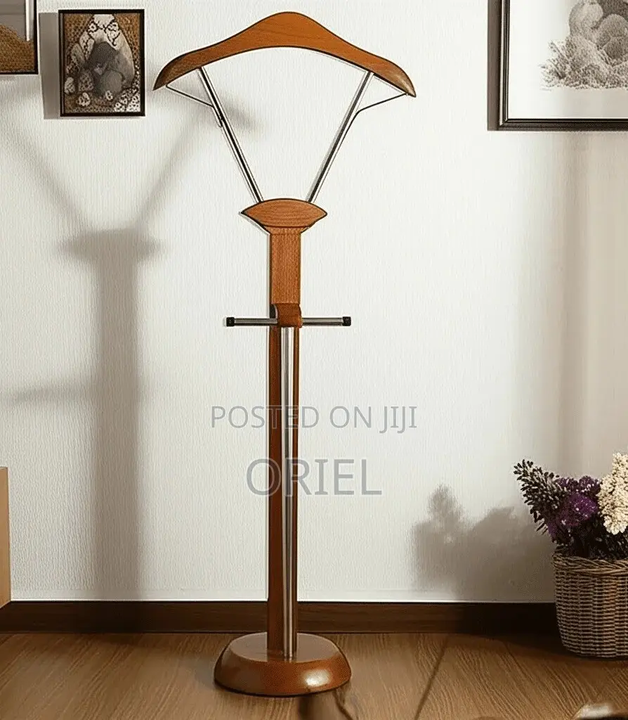 Office Coat Hanger : Classic Mahogany Office Coat Hanger