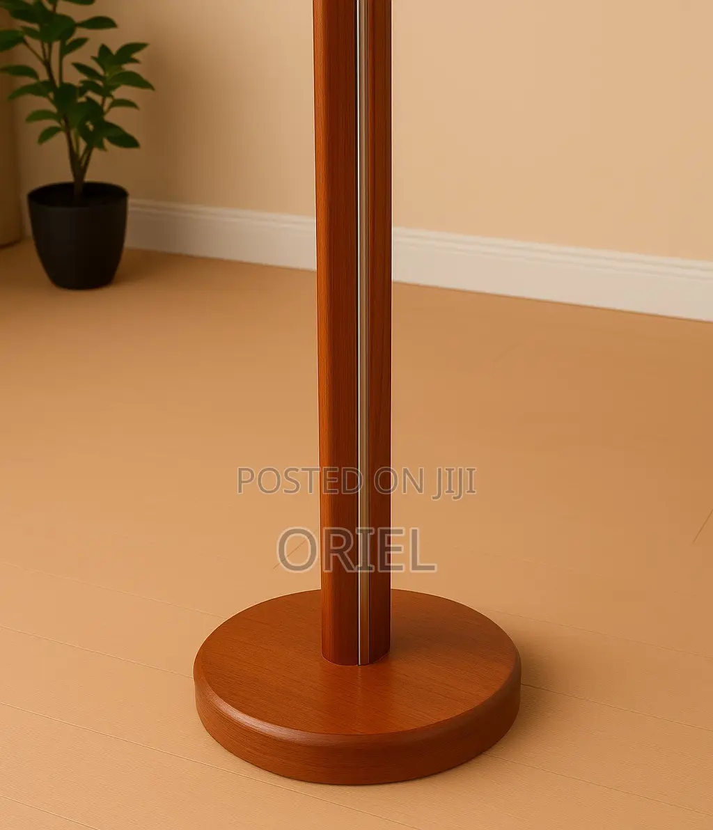 Office Coat Hanger : Classic Mahogany Office Coat Hanger