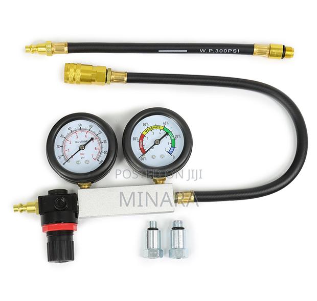 Cylinder Leak Down Tester Kit, Engine Leakage Test Tool - thumbnail 3