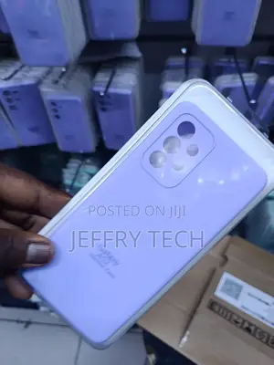 Lavender Purple Liquid Silicone Case for the Samsung Galaxy A52.