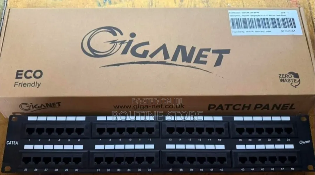 Giganet Patchpannel 48port Cat 6a