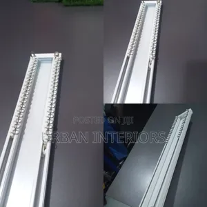 Double Aluminium Curtain Rails Witg Runners
