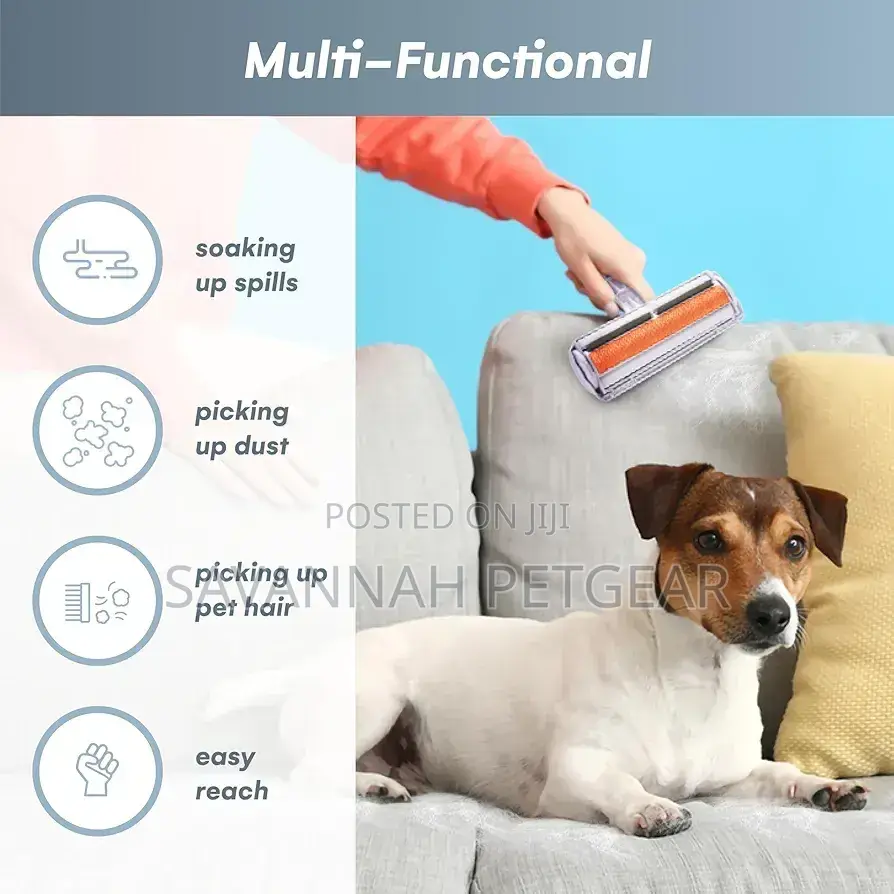 Reusable Portable Pet Hair Fur Remover - Lint Roller Lint Remover