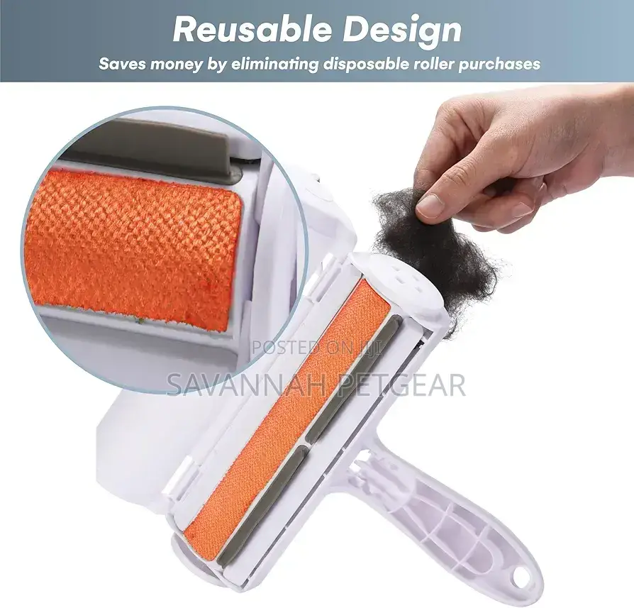 Reusable Portable Pet Hair Fur Remover - Lint Roller Lint Remover