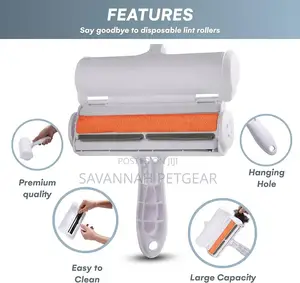 Reusable Portable Pet Hair Fur Remover - Lint Roller Lint Remover