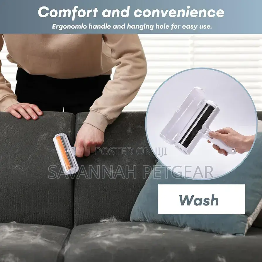 Reusable Portable Pet Hair Fur Remover - Lint Roller Lint Remover