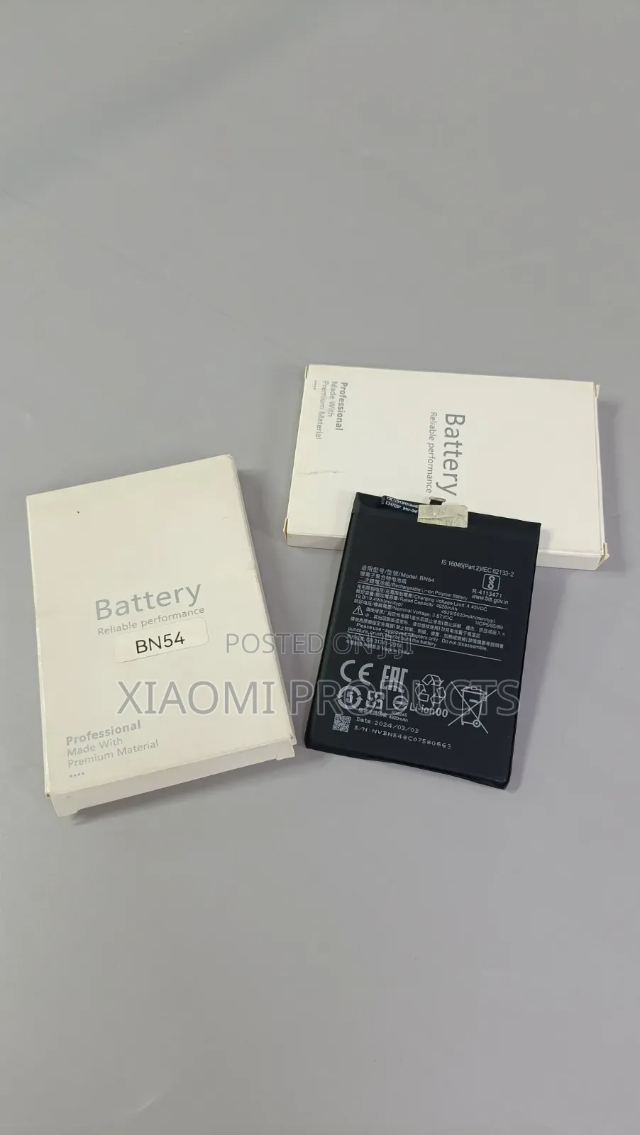 Original Redmi 9 Replacement Battery(Bn54)