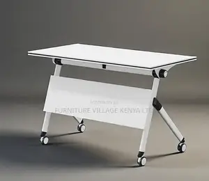 Office Table;1.2 Meter Foldable Training Table White