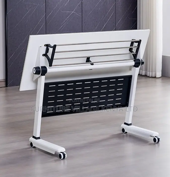 Office Table;1.2 Meter Foldable Training Table White