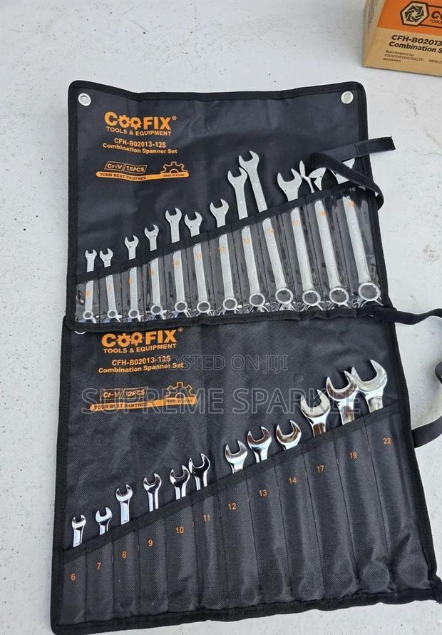 12-Piece Combination Spanner Set. Coofix