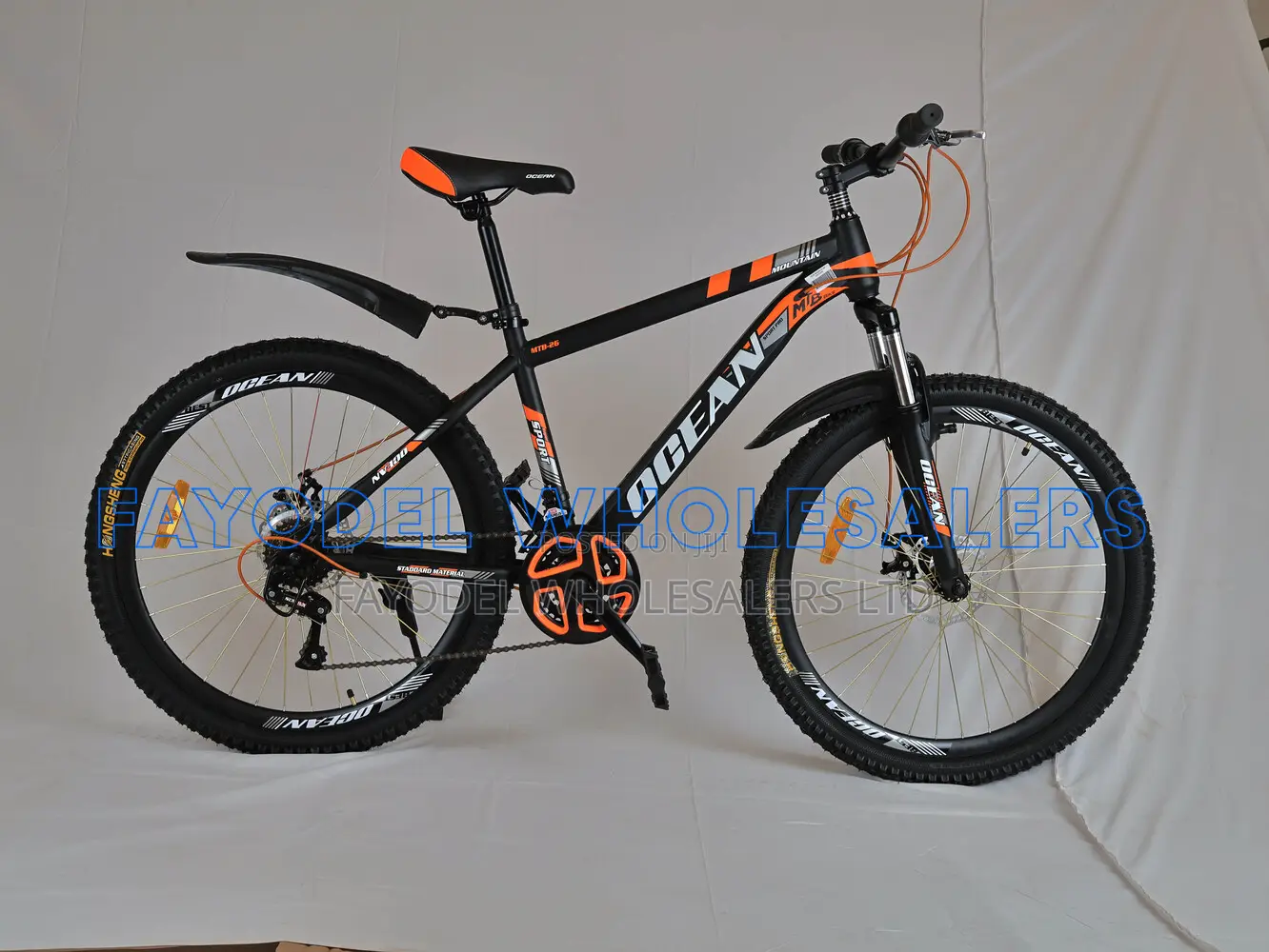 Ocean MTB Adult Bike Size 26 Orange