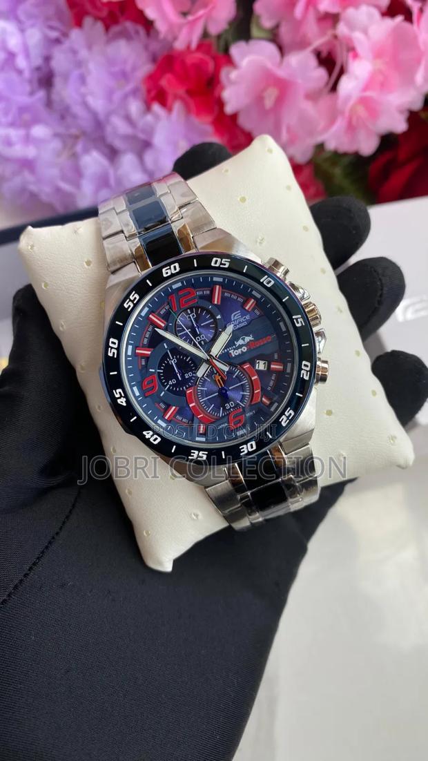 Casio Edifice Golden Full Chronograph Gents Wrist Watches - thumbnail 2