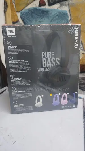 JBL Tune 520 Wireless Headphones, JBL Pure Bass Sound