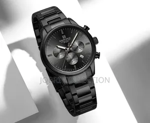 Black Straps Naviforce Chronograph Gents Wrist Watch