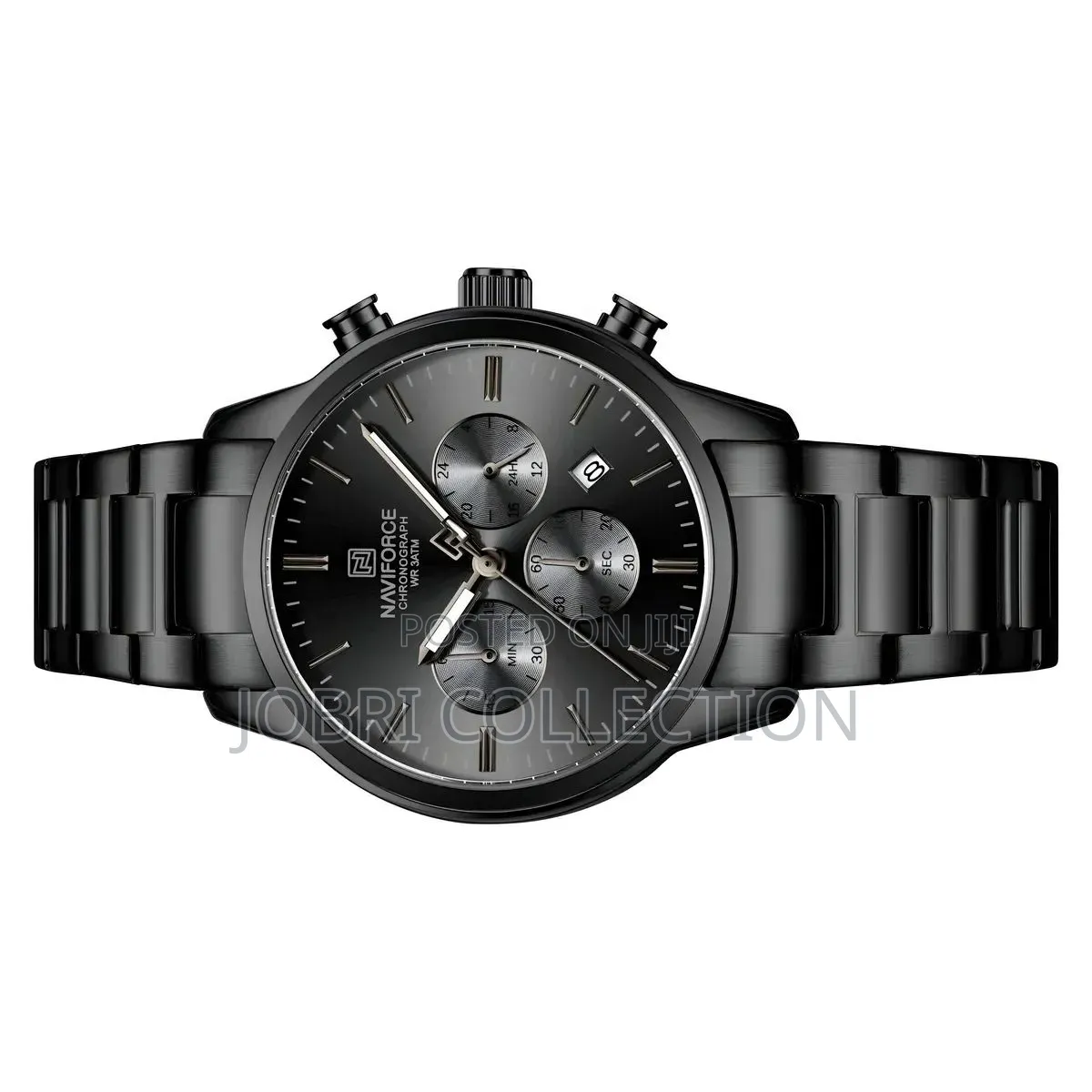 Black Straps Naviforce Chronograph Gents Wrist Watch