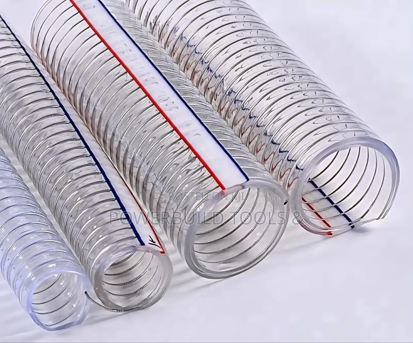 Reinforced Clear Sunction Pipes Available in 1.5",2' 3" and 4 Inches