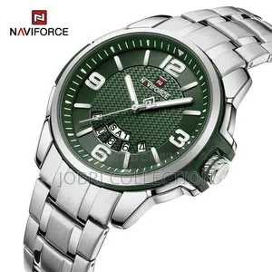 Green Face Gents Naviforce Wrist Watch